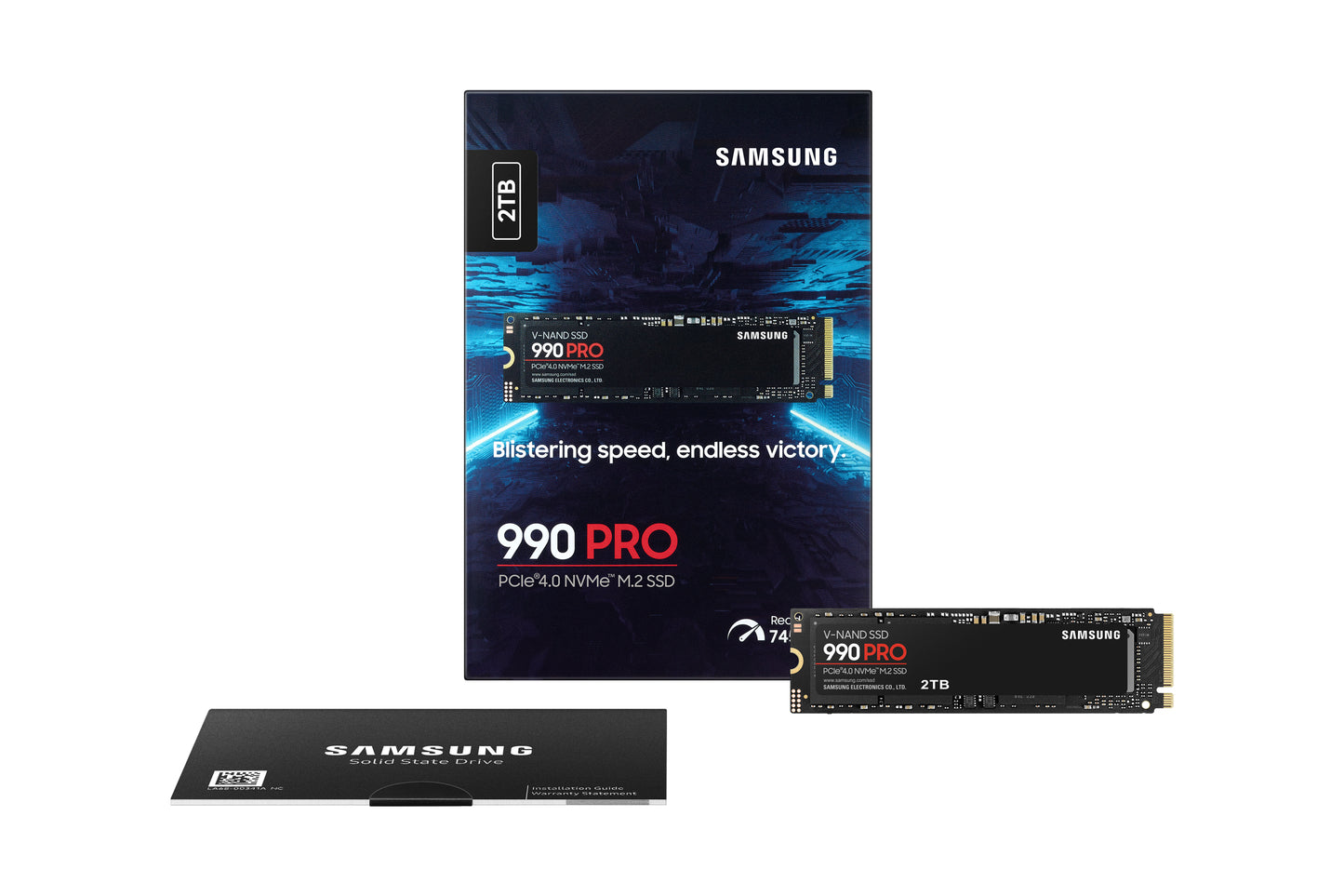 Samsung 990 PRO 2 TB M.2 PCI Express 4.0 NVMe V-NAND MLC