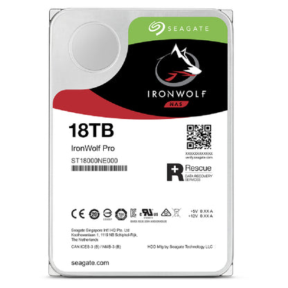 Seagate IronWolf Pro ST18000NT001 internal hard drive 18 TB 7200 RPM 256 MB 3.5"