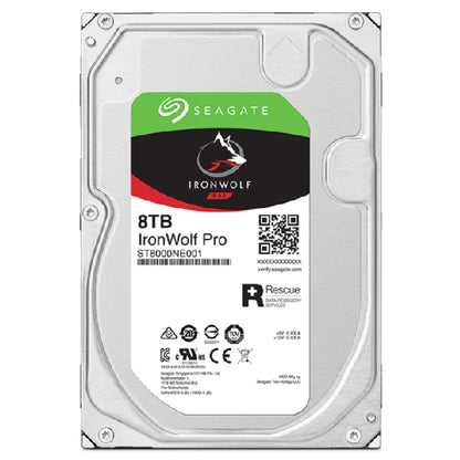 Seagate IronWolf Pro ST8000NT001 internal hard drive 8 TB 7200 RPM 256 MB 3.5" Serial ATA III