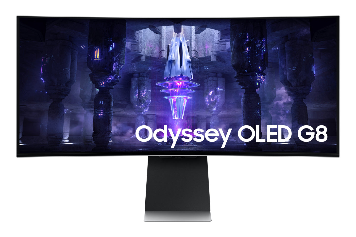 Samsung G85SB computer monitor 86.4 cm (34") 3440 x 1440 pixels UltraWide Quad HD OLED Silver