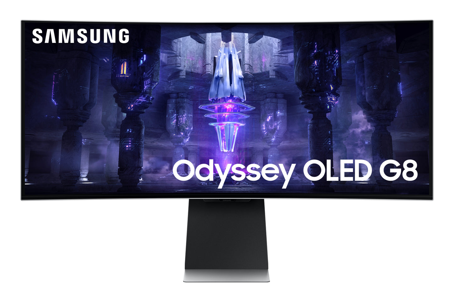 Samsung G85SB computer monitor 86.4 cm (34") 3440 x 1440 pixels UltraWide Quad HD OLED Silver