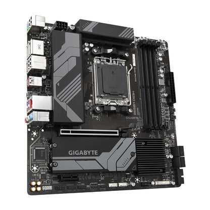 GIGABYTE B650M DS3H Motherboard - AMD Ryzen 9000 Series CPUs, 6+2+1 Phases VRM, up to 8000MHz DDR5 (OC), 2xPCIe 4.0 M.2, 2.5GbE LAN, USB 3.2 Gen 2