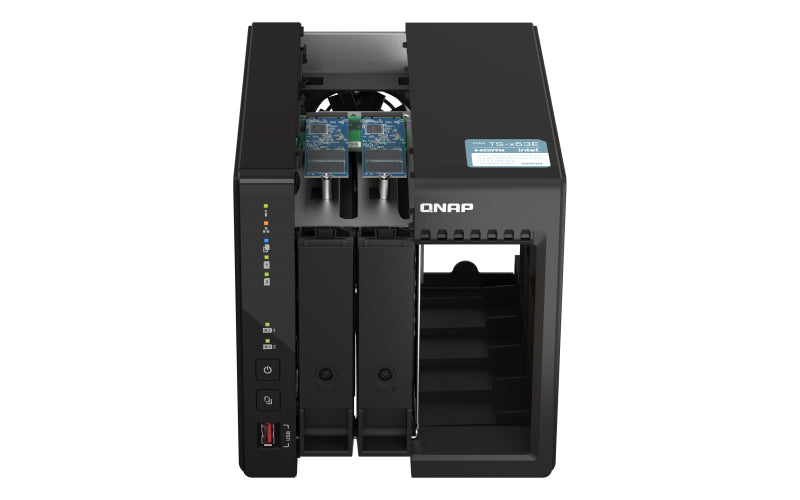 QNAP TS-253E NAS Tower Intel® Celeron® J6412 8 GB 0 TB QNAP QTS Black