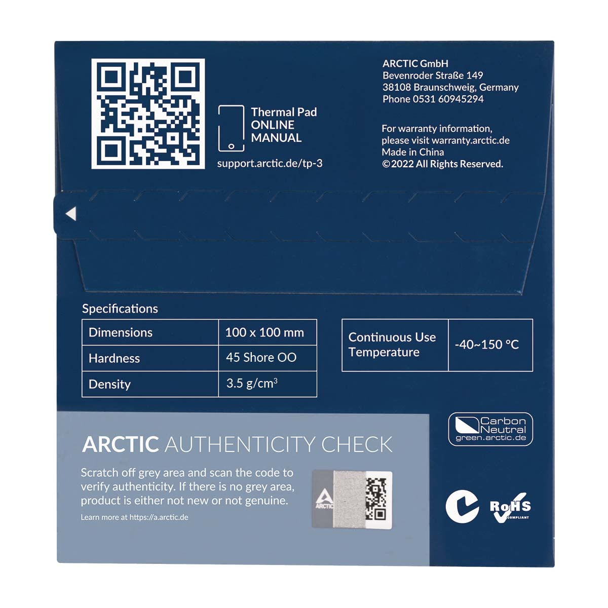 ARCTIC TP-3 heat sink compound