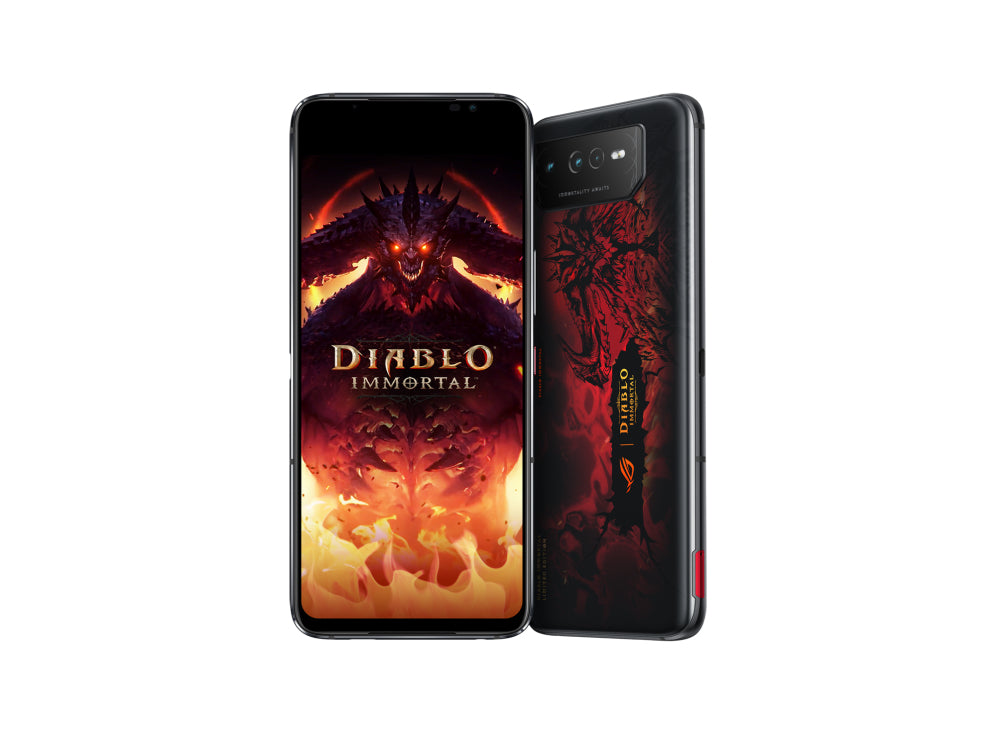 ASUS ROG Phone 6 Diablo Immortal Edition 17.2 cm (6.78") Dual SIM Android 12 5G USB Type-C 16 GB 512 GB 6000 mAh Black, Red