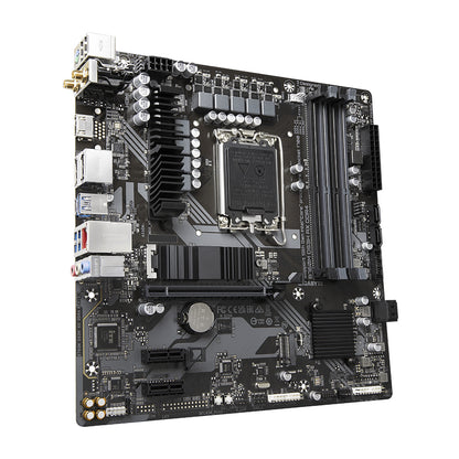 GIGABYTE B760M DS3H AX DDR4 Motherboard - Supports Intel Core 14th Gen CPUs, 6+2+1 Phases Digital VRM, up to 5333MHz DDR4 (OC), 2xPCIe 4.0 M.2, Wi-Fi 6E, 2.5GbE LAN, USB 3.2 Gen2