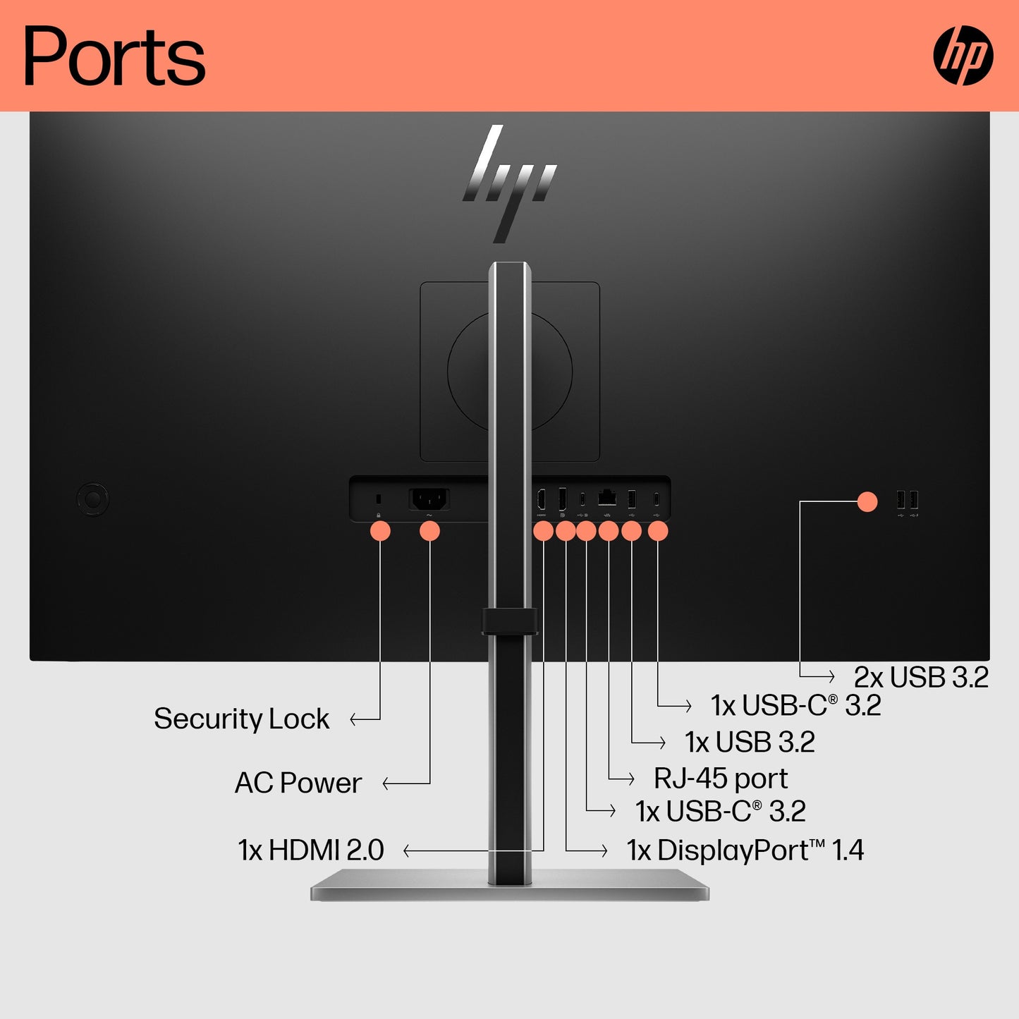 HP E32k G5 4K USB-C Monitor