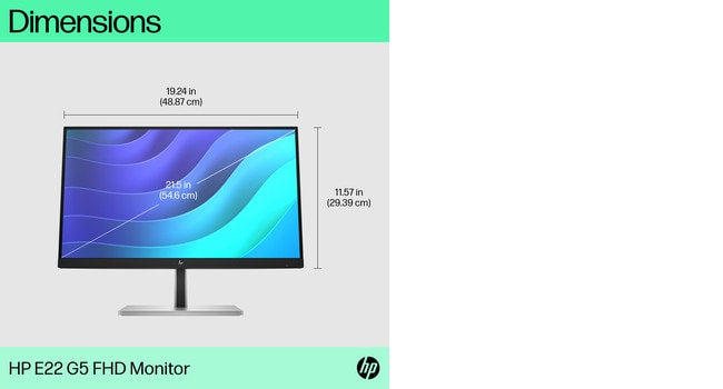 HP E-Series E22 G5 FHD Monitor