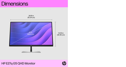 HP E27q G5 QHD Monitor