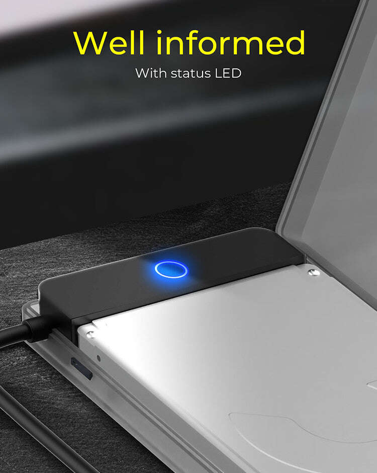 ICY BOX IB-AC603b-U3 HDD/SSD enclosure Anthracite, Black 2.5" GAMEFORCE.IE - Custom Gaming PCs - Gameforce.ie Customer Reviews