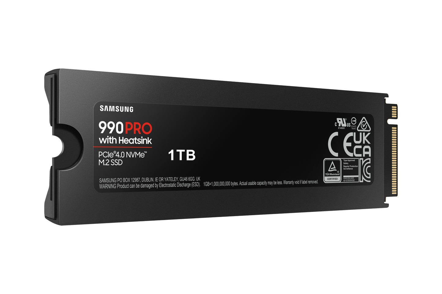 Samsung 990 PRO 1 TB M.2 PCI Express 4.0 NVMe V-NAND MLC