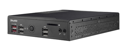 Shuttle XPC slim Barebone DS20U3V2, i3-10110U, 2x LAN (1xGbit, 1x 2.5Gbit),1xCOM,1xHDMI,1xDP, fanless, 24/7 permanent operation