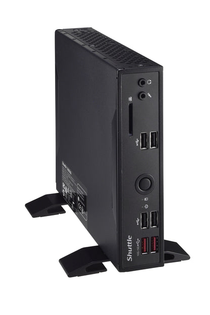 Shuttle XPC slim Barebone DS20U3V2, i3-10110U, 2x LAN (1xGbit, 1x 2.5Gbit),1xCOM,1xHDMI,1xDP, fanless, 24/7 permanent operation