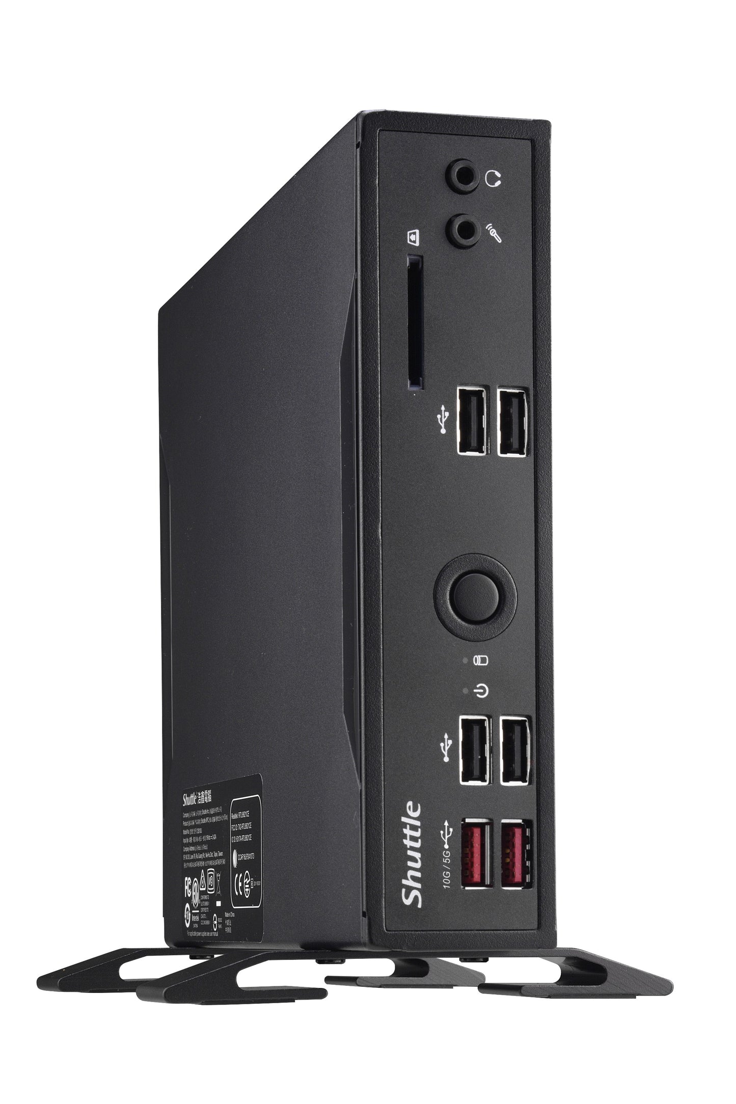 Shuttle XPC slim Barebone DS20U3V2, i3-10110U, 2x LAN (1xGbit, 1x 2.5Gbit),1xCOM,1xHDMI,1xDP, fanless, 24/7 permanent operation