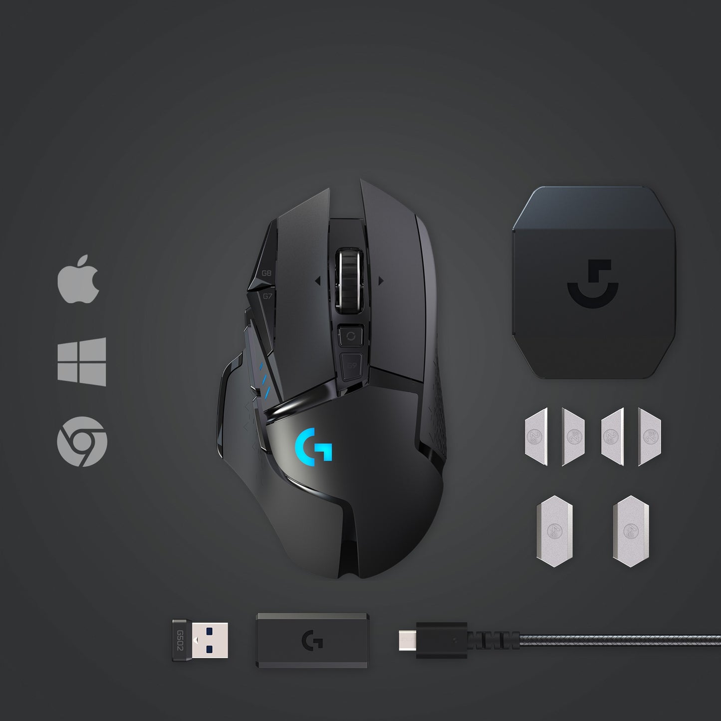 Logitech G G502 LIGHTSPEED Wireless Gaming Mouse