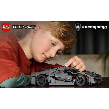 LEGO Koenigsegg Jesko Absolut Grey Hypercar