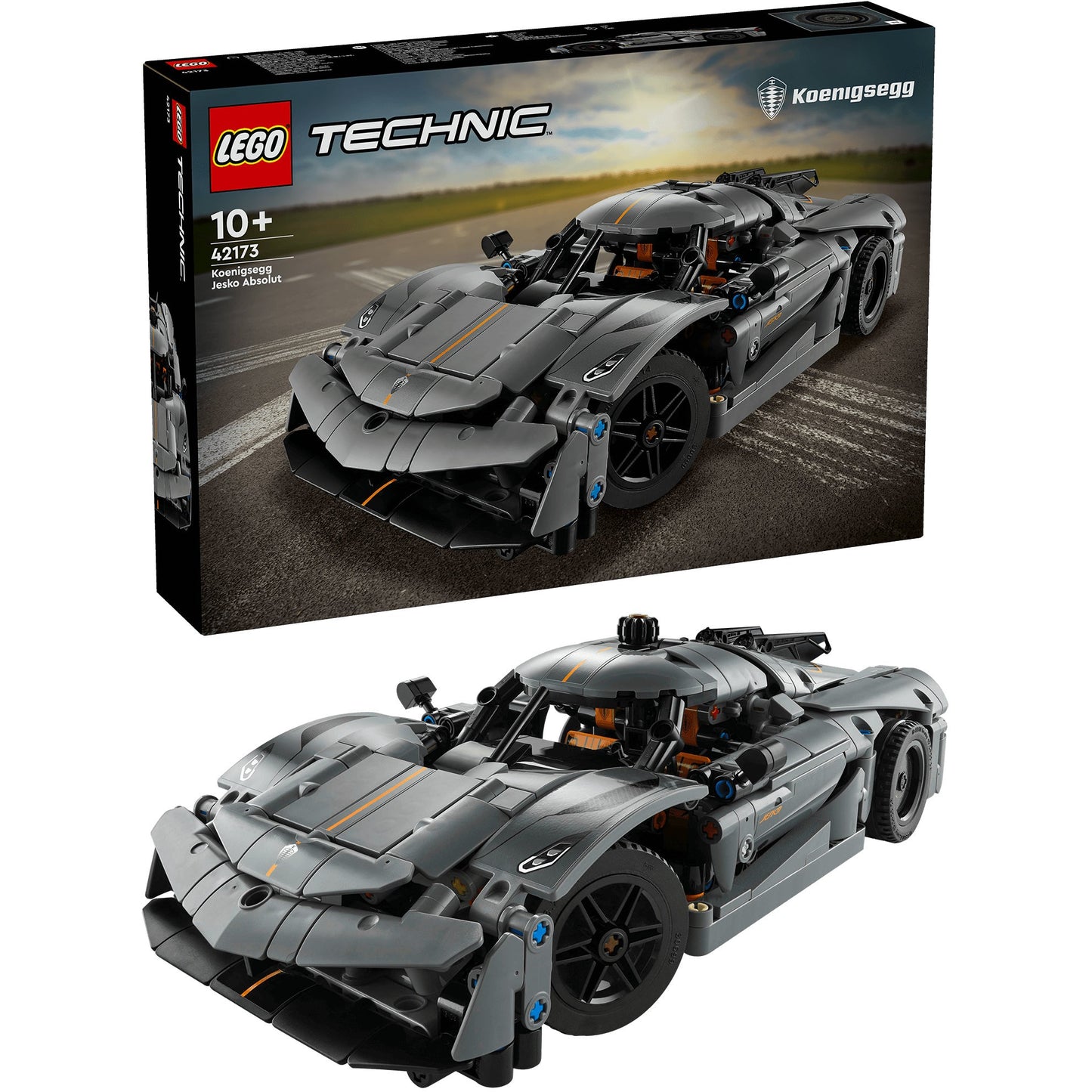 LEGO Koenigsegg Jesko Absolut Grey Hypercar