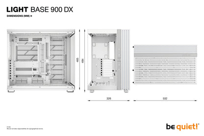 be quiet! LIGHT BASE 900 DX White Full Tower