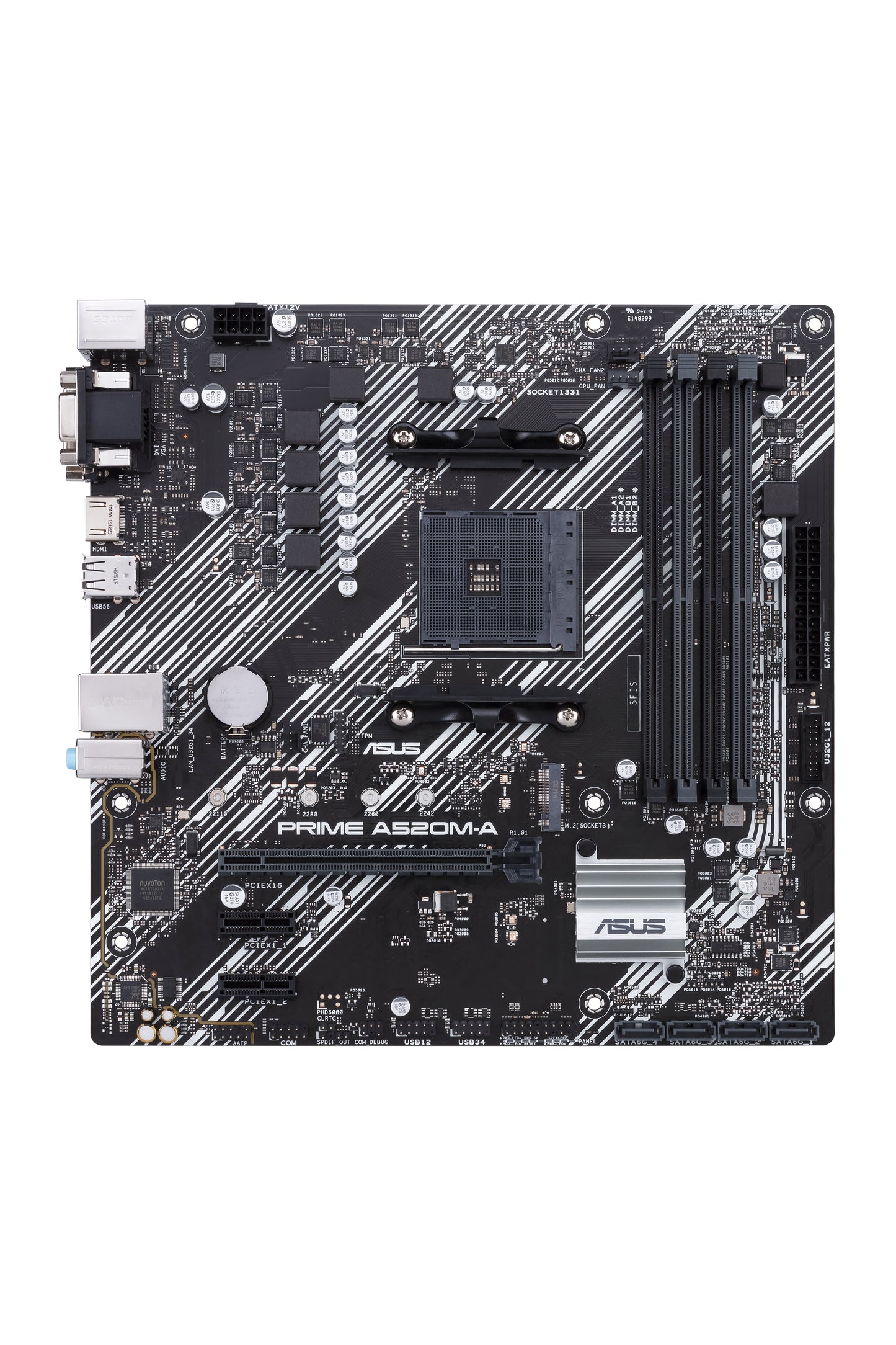 ASUS PRIME A520M-A II/CSM AMD A520 Socket AM4 micro ATX