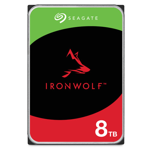 Seagate IronWolf ST8000VN002 internal hard drive 8 TB 5400 RPM 256 MB 3.5" Serial ATA III