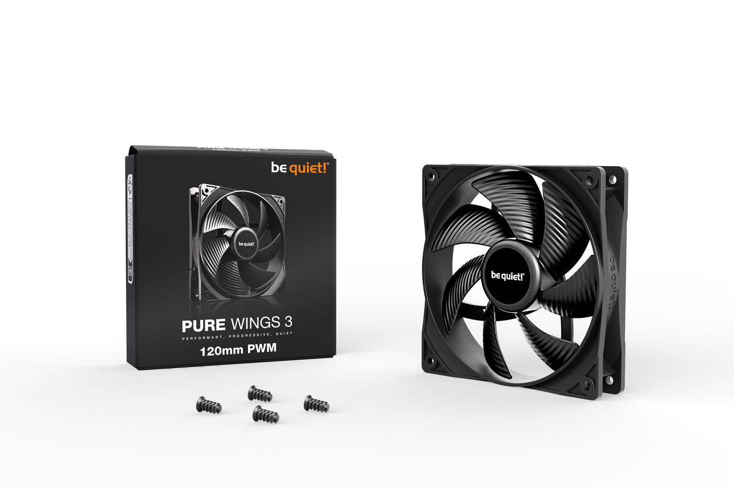 be quiet! Pure Wings 3 120mm PWM Computer case Fan 12 cm Black 1 pc(s)