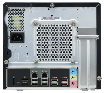 Shuttle XPC cube Barebone SH570R8 - S1200, Intel H570, 1x PCIe X16, 1x PCIe X4, 2x LAN,1x HDMI, 2x DP, 4x 3.5" HDD bays