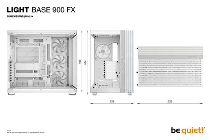 be quiet! LIGHT BASE 900 FX White Full Tower