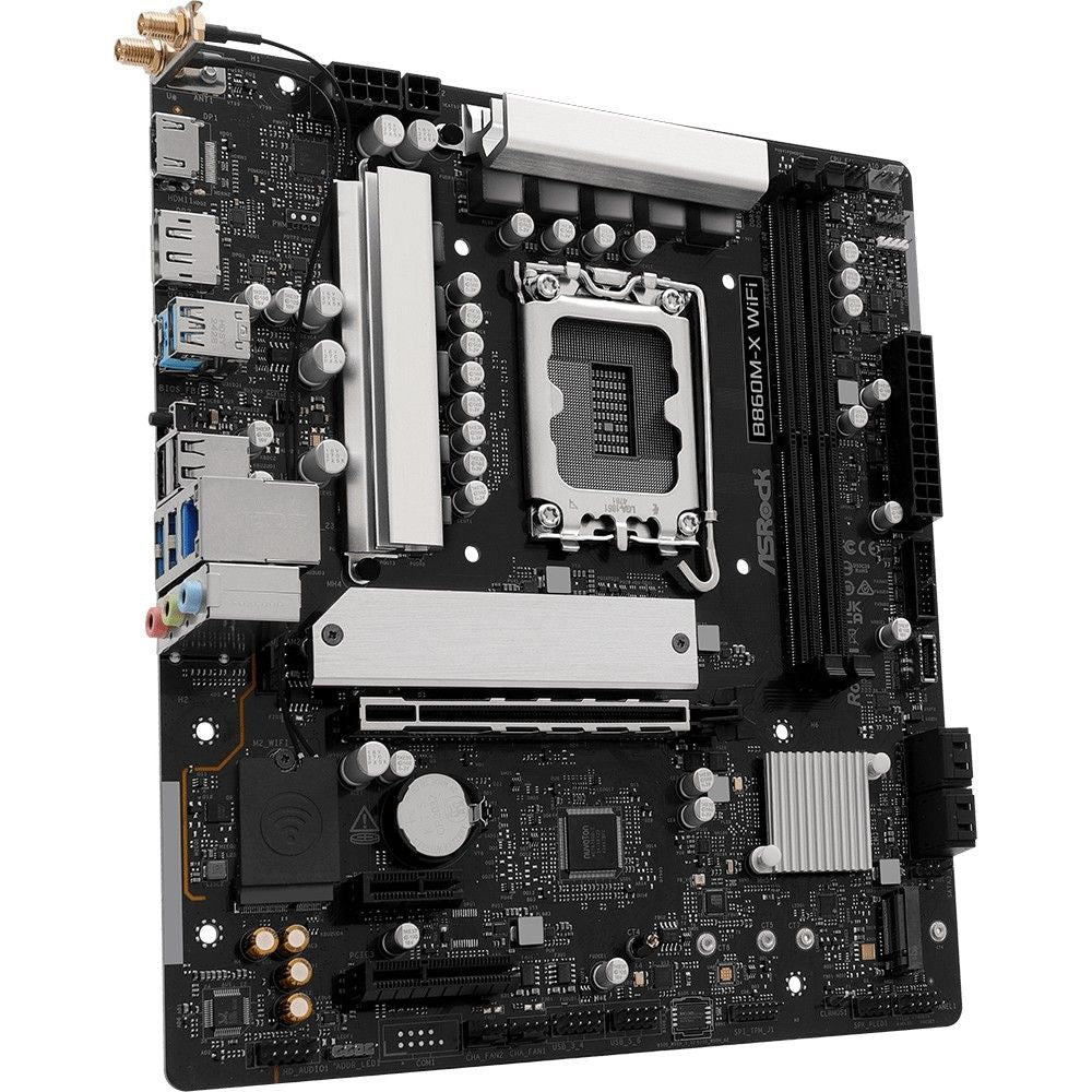 B860M-X WiFi 1851 mATX HDMI / DP DDR5