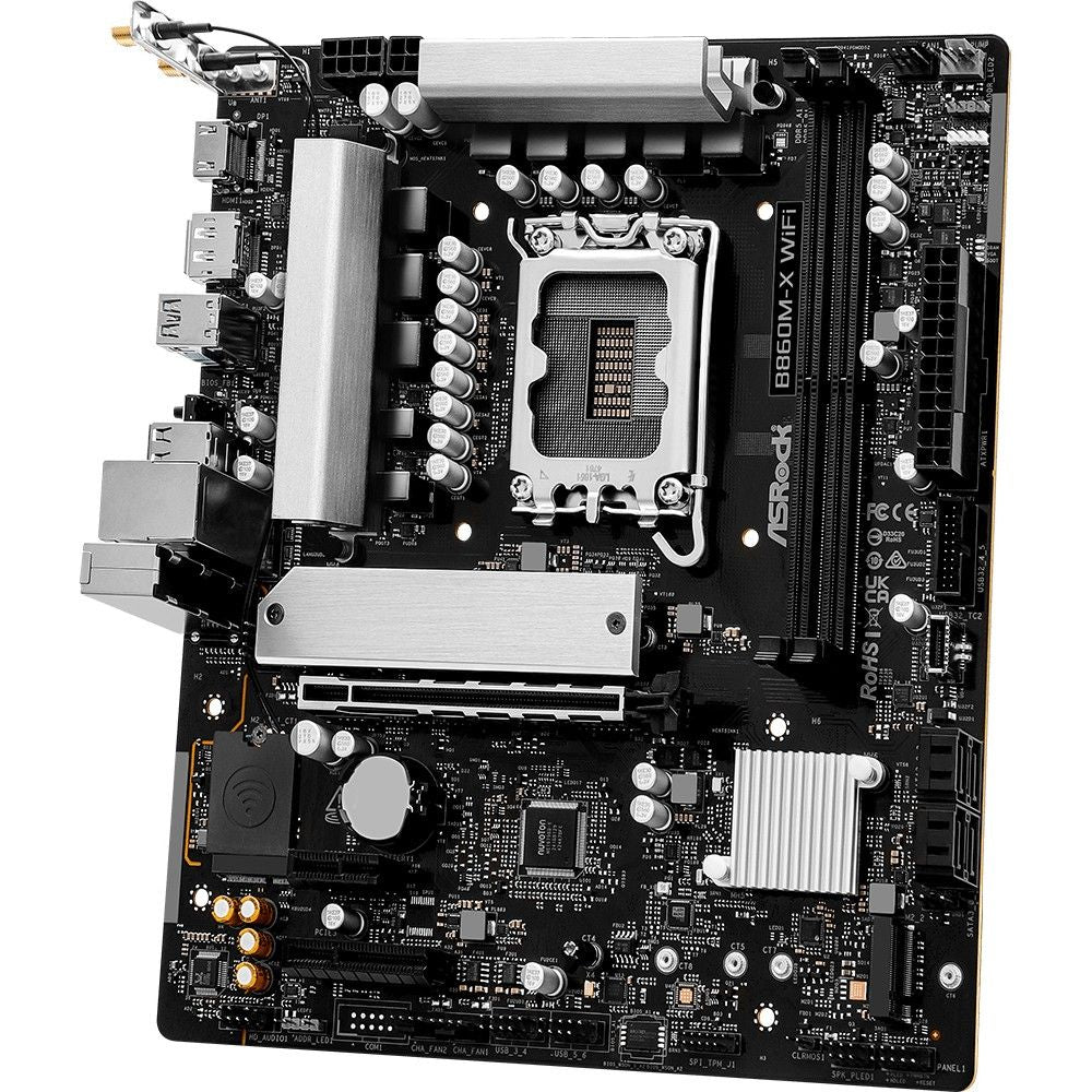 B860M-X WiFi 1851 mATX HDMI / DP DDR5