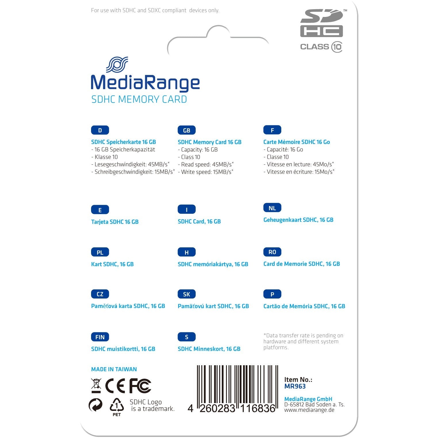 MediaRange MR963
