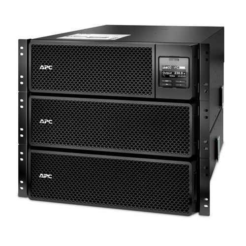 APC Smart-UPS On-Line SRT8KRMXLI - 8kW/VA, 6x C13 + 4x C19 + hardwire 1phase output, rack mountable, Embedded NMC