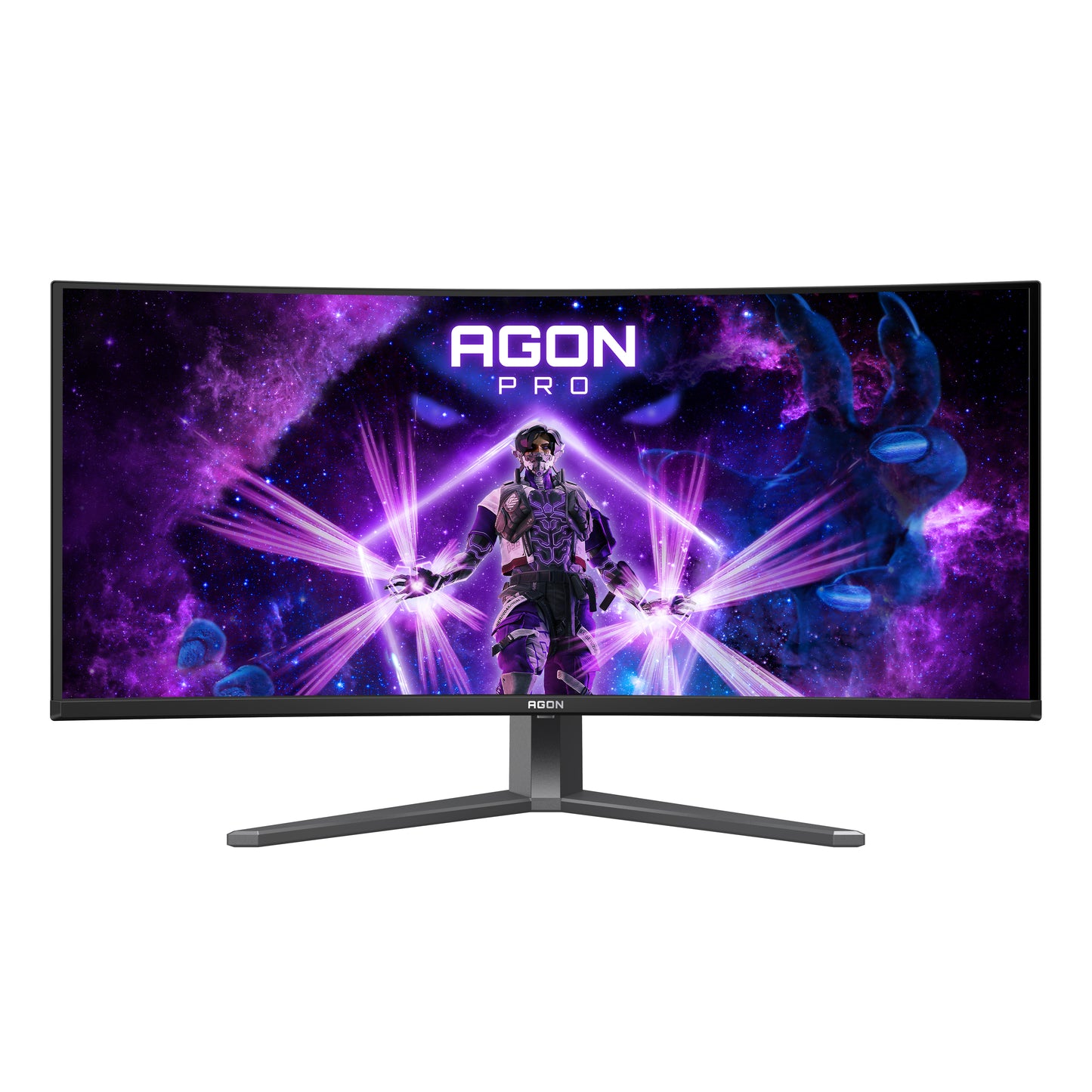 AOC AGON PRO AG346UCD computer monitor 86.4 cm (34") 3440 x 1440 pixels Wide Quad HD QD-OLED Black, Grey