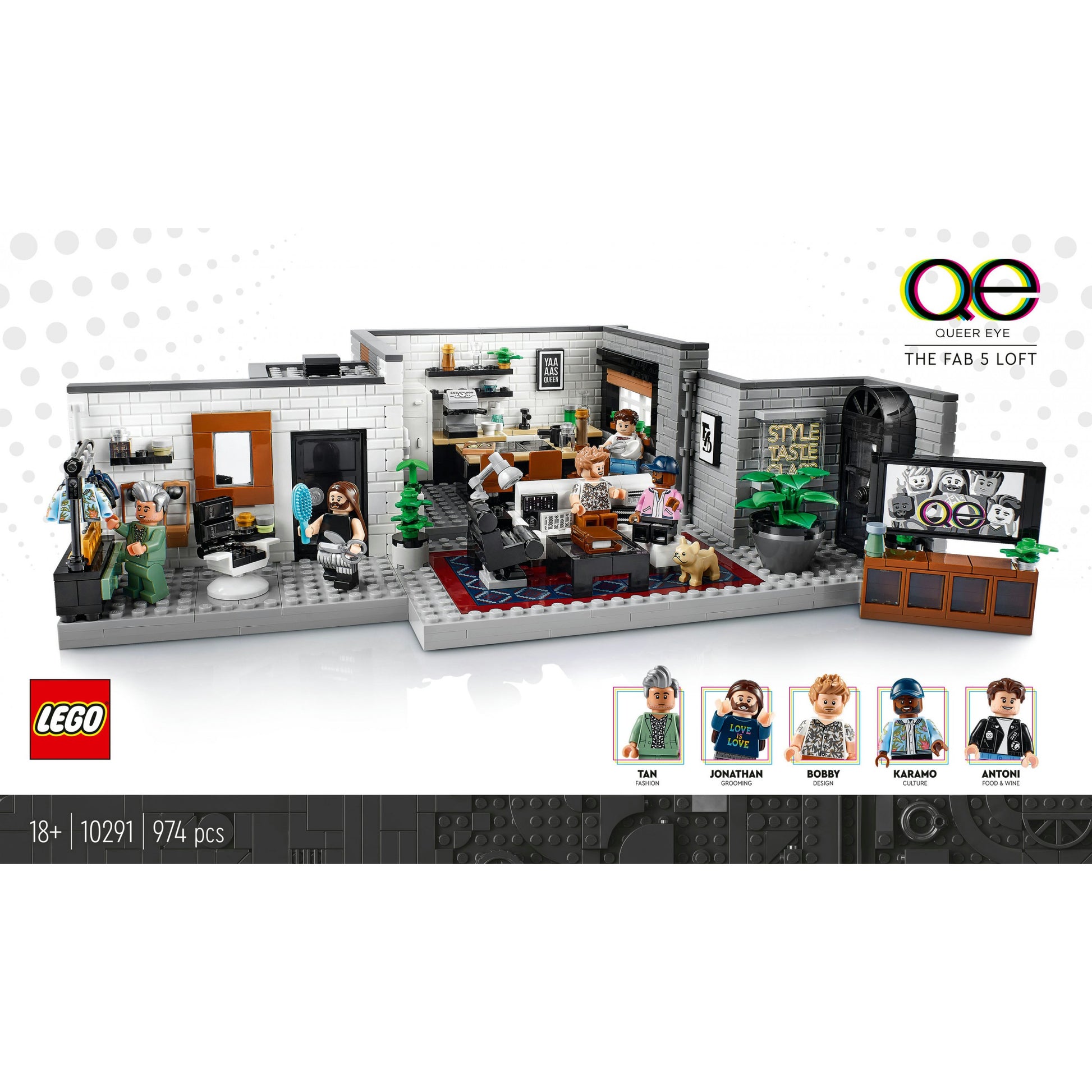 LEGO ICONS Queer Eye – The Fab 5 Loft