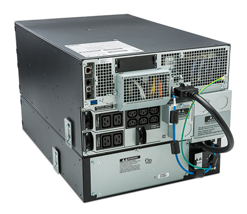 APC Smart-UPS On-Line SRT8KRMXLI - 8kW/VA, 6x C13 + 4x C19 + hardwire 1phase output, rack mountable, Embedded NMC