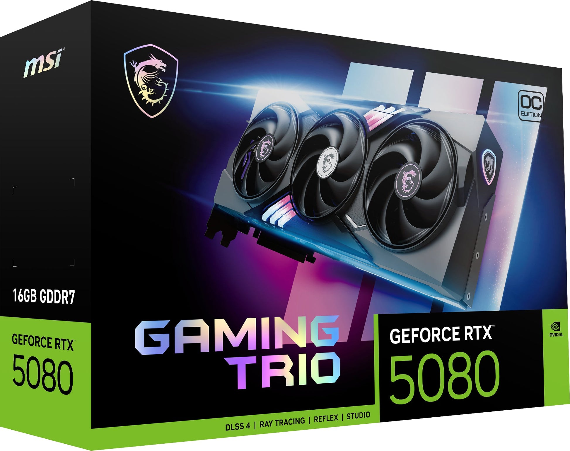MSI GAMING GEFORCE RTX 5080 16G TRIO OC graphics card - TECHDIRECT MSI -  Ireland - Carlow - Dublin - Cork
