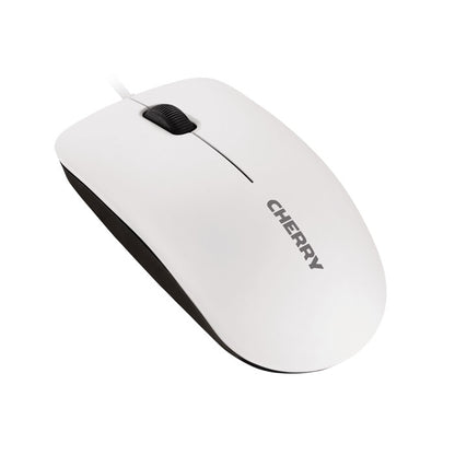 CHERRY MC 1000 Corded Mouse, Pale Grey, USB