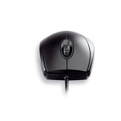 CHERRY WHEELMOUSE OPTICAL Corded Mouse, Black, PS2/USB