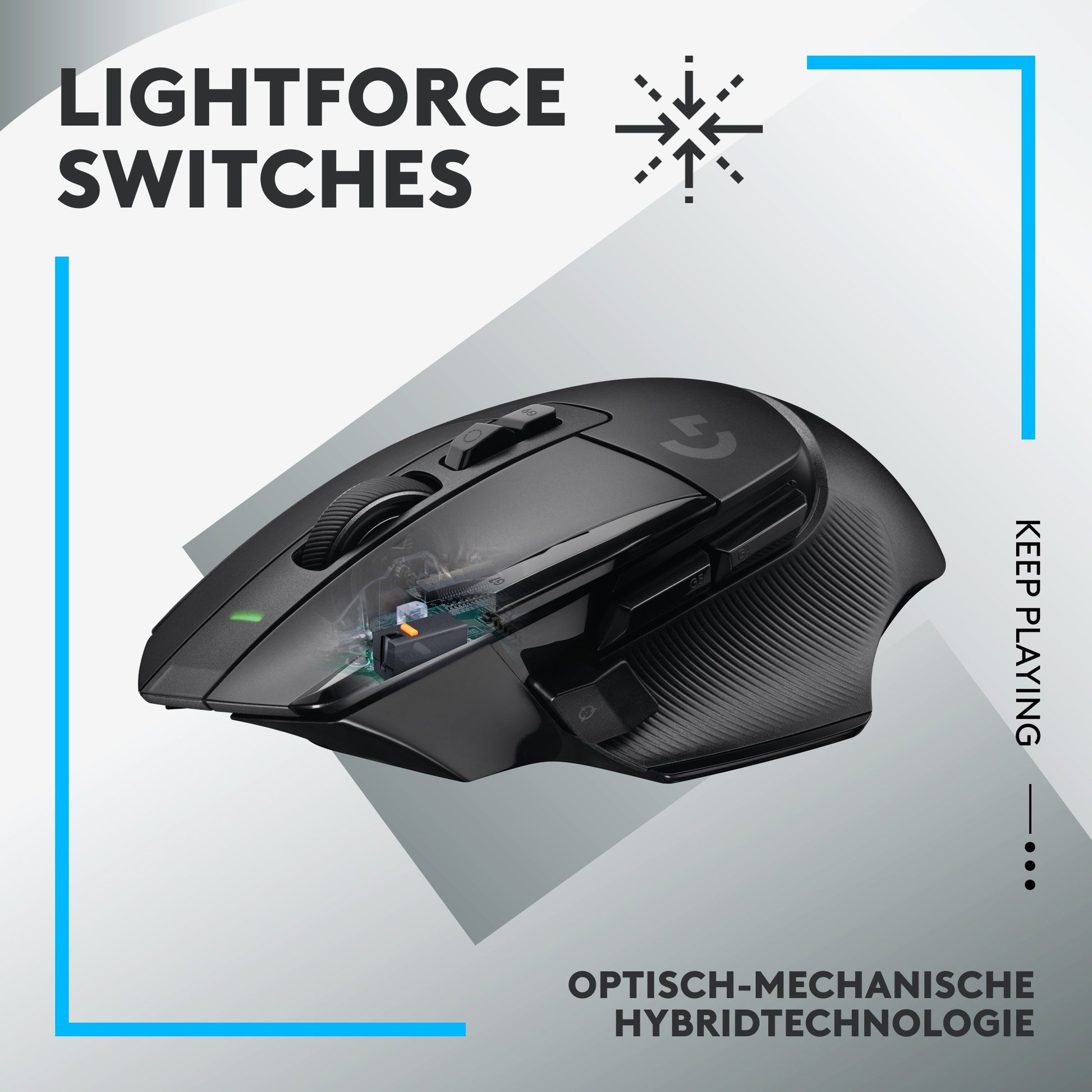 Logitech G G502 X LIGHTSPEED Wireless Gaming Mouse