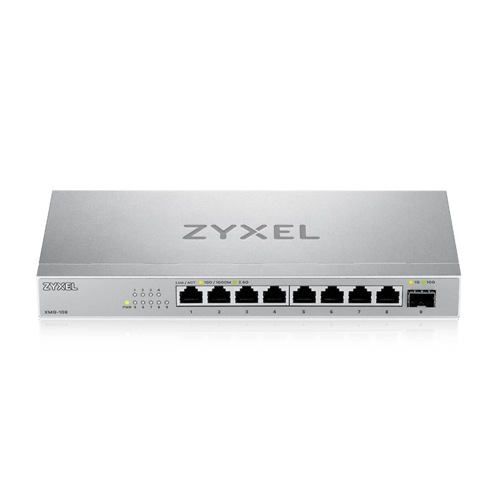 Zyxel XMG-108 Unmanaged 2.5G Ethernet (100/1000/2500) Silver