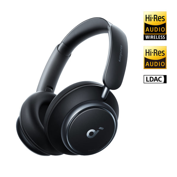 Anker Space Q45 Headphones Wired & Wireless Head-band Calls/Music USB Type-C Bluetooth Black