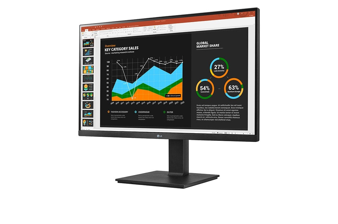 LG 27BQ75QB-B computer monitor 68.6 cm (27") 2560 x 1440 pixels Quad HD LCD Black