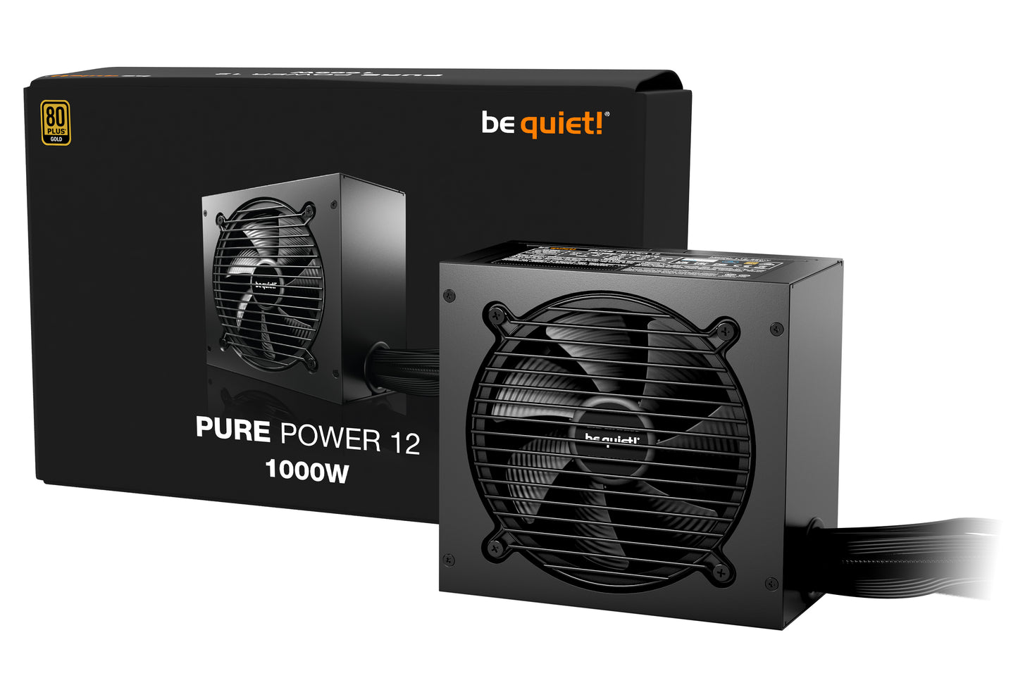 be quiet! PURE POWER 12 1000W power supply unit 20+4 pin ATX ATX Black