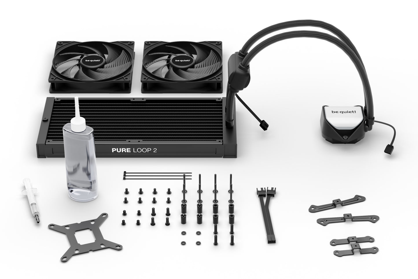 be quiet! Pure Loop 2 | 280mm Processor All-in-one liquid cooler 14 cm Black 1 pc(s)