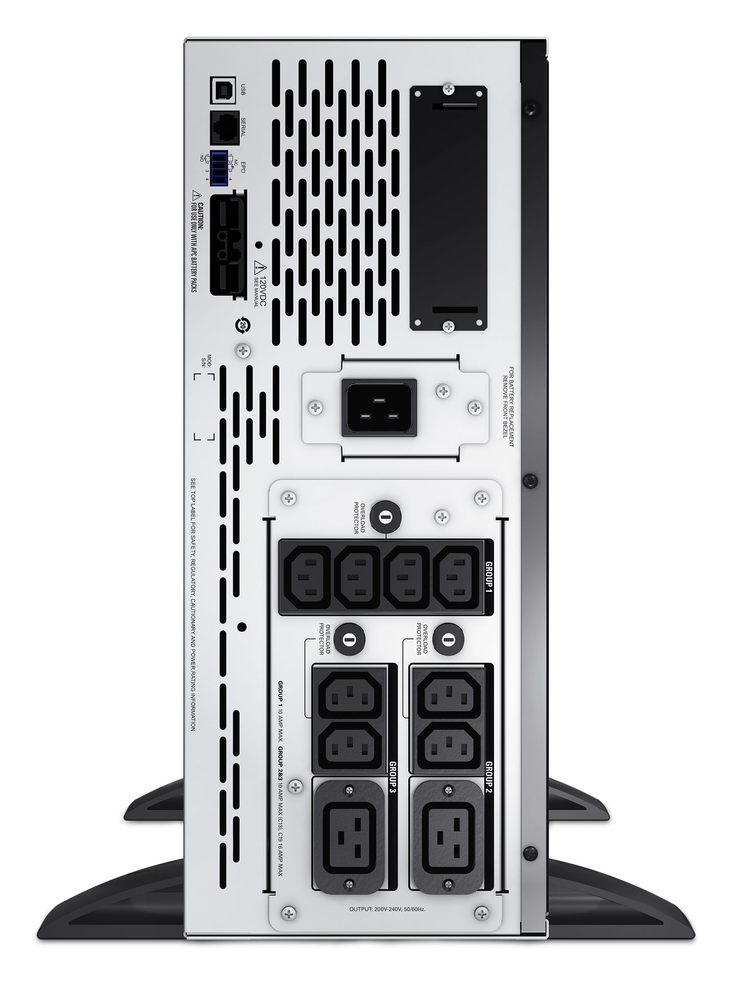 APC Smart-UPS X SMX3000HV - 3000VA, 8x C13 + 2x C19 outlet, USB, expandable runtime, short depth