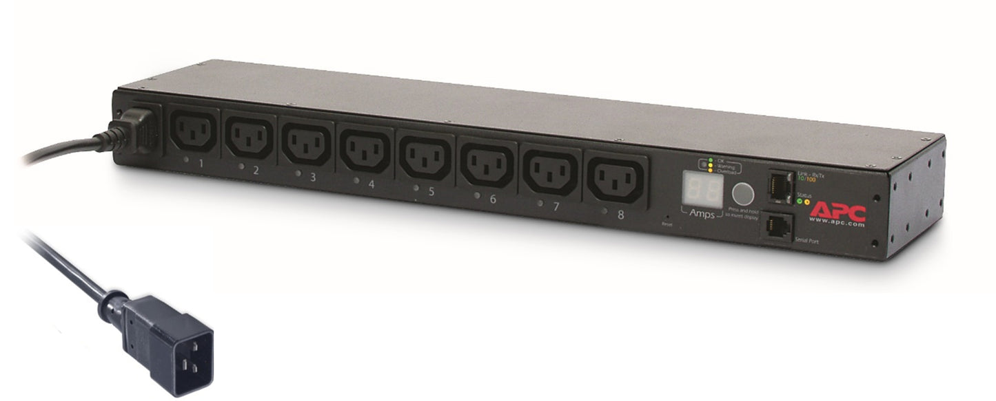 APC AP7921B power distribution unit (PDU) 8 AC outlet(s) 0U/1U Black