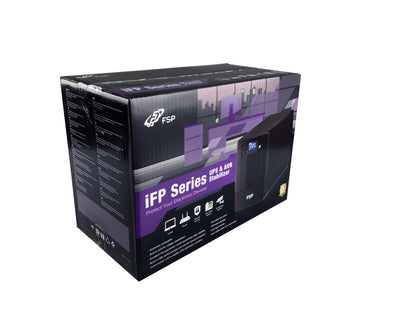 FSP iFP 600 uninterruptible power supply (UPS) Line-Interactive 0.6 kVA 360 W 2 AC outlet(s)