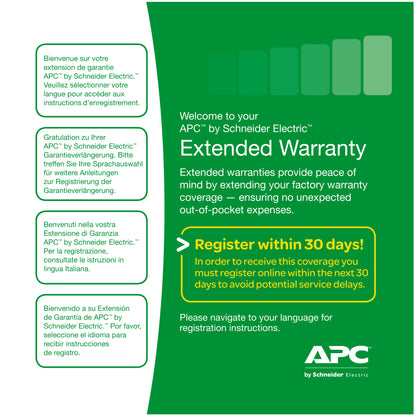 APC Warranty extension service pack, for new product purchase, 3yr, level 02