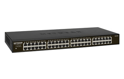 NETGEAR GS348 Unmanaged Gigabit Ethernet (10/100/1000) 1U Black