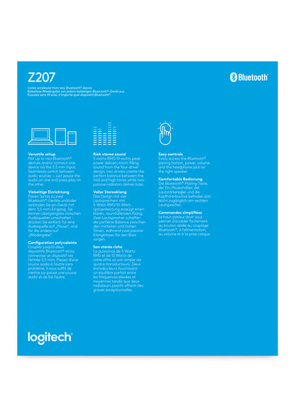 Logitech Z207 Bluetooth Computer Speakers