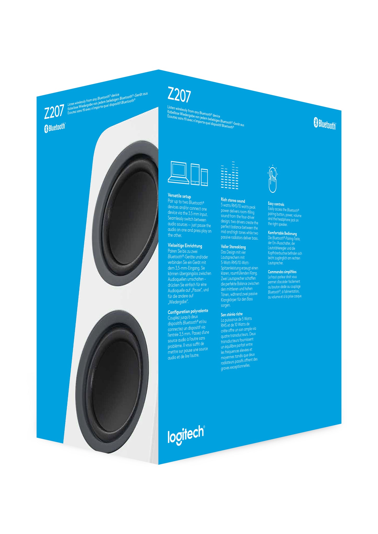 Logitech Z207 Bluetooth Computer Speakers